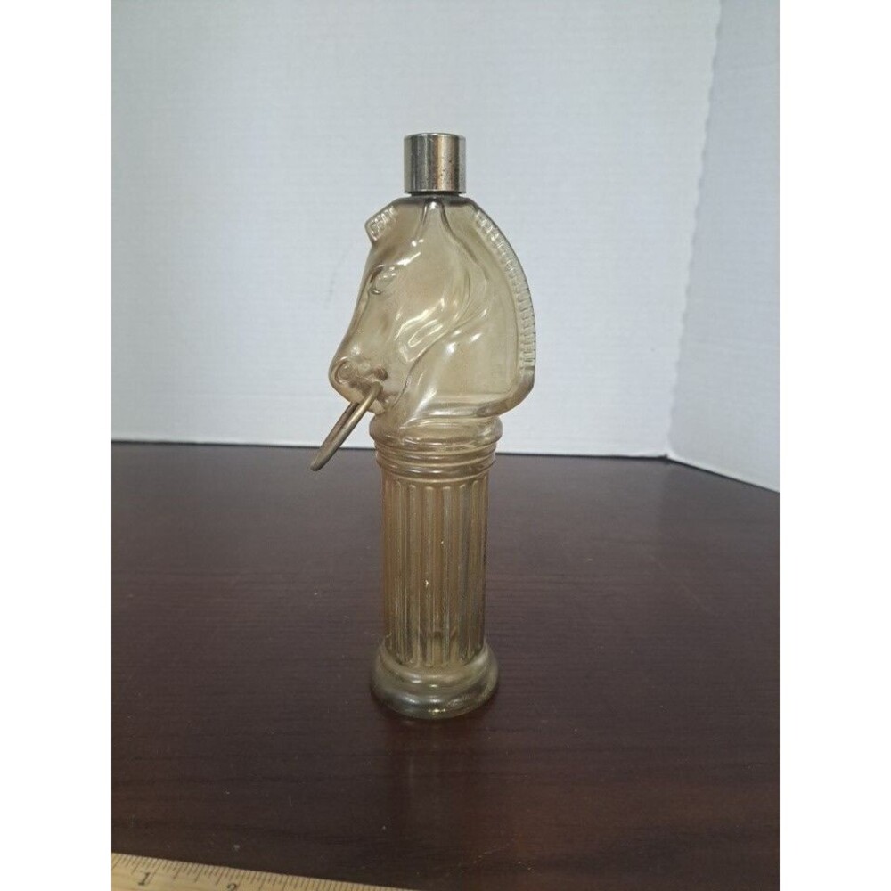 Vintage Pony Post Tai Winds Glass Avon Bottle - Empty